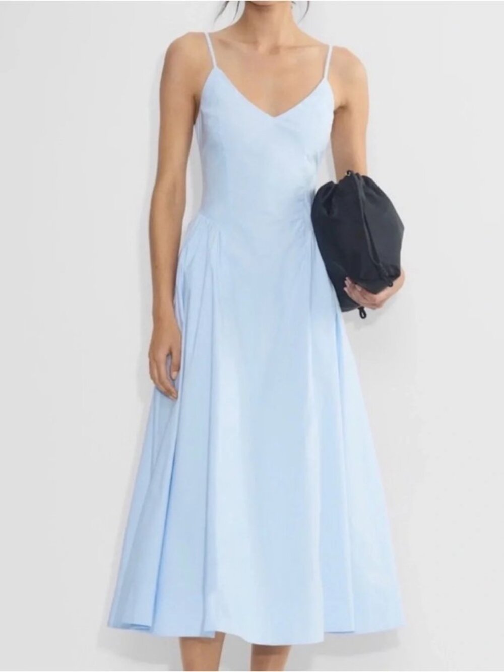 Aritzia Wilfred Technique Cotton Poplin Dress | Light Blue | Size 4 | NWT